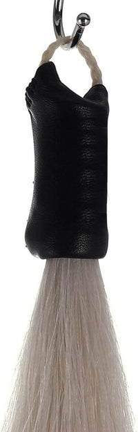 Horse Tail Extensions with Braided Horsehair Loop, Blunt Cut Bottom, 28-30 inches Long and 3/8 lb Weight