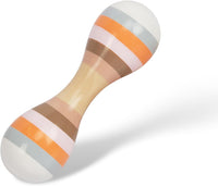 WoodenEdu toddler maracas, hand-painted wooden rumba shakers for kids