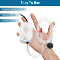 Quiet Aquarium Air Pump 3W Fish Tank Oxygen Aerator Pump with Air - 3W - image 4