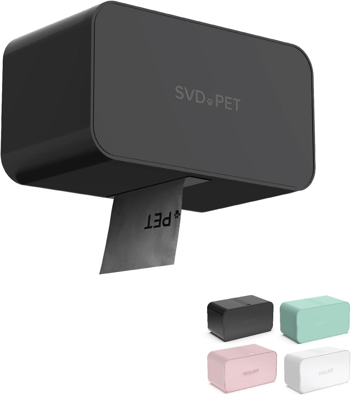 SVD.PET Dog Poop Bag Dispenser, Wall Mount Waste Bag Dispenser - Black / 1 Dispenser only