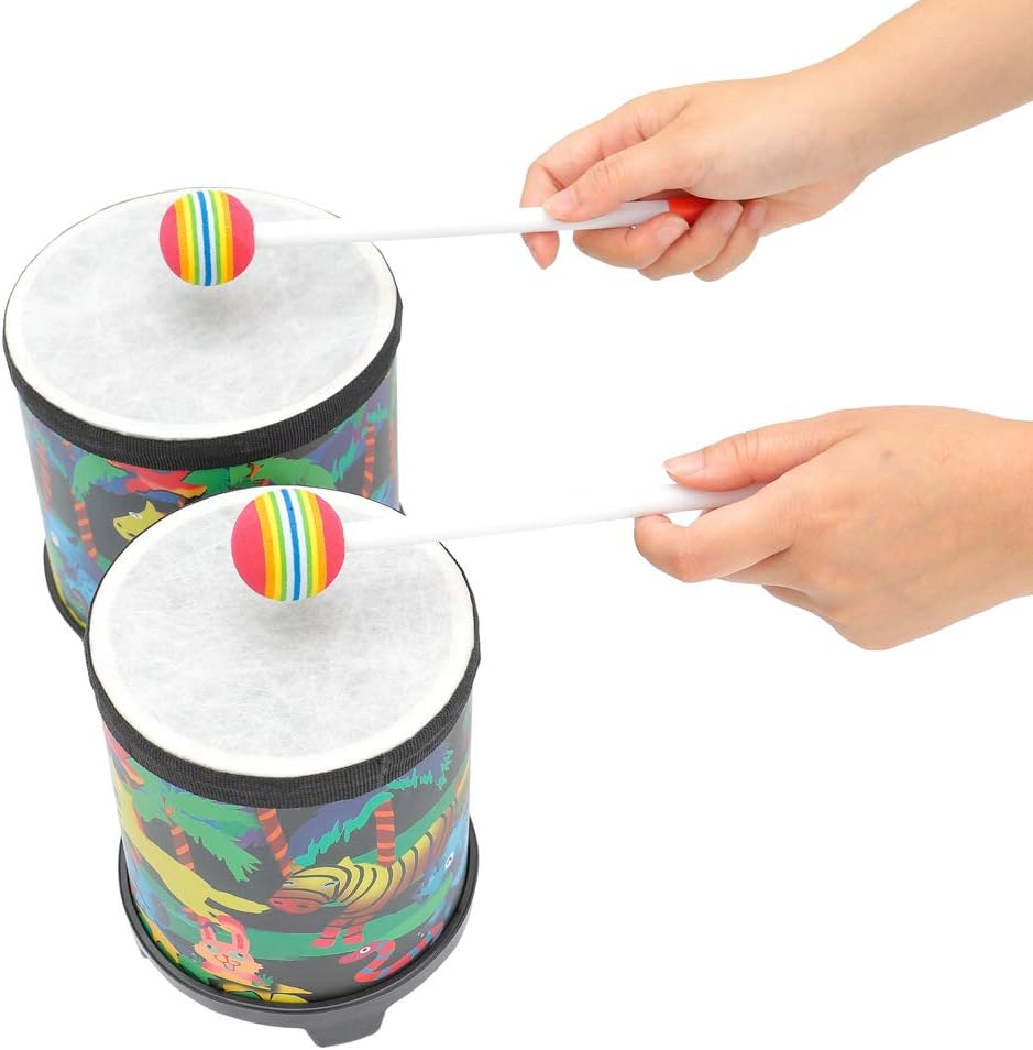 Ubblove Floor Tom Drum for Kids 8 inch Percussion Instrument – Fun for Kids & Family - 5"-6" - image 3