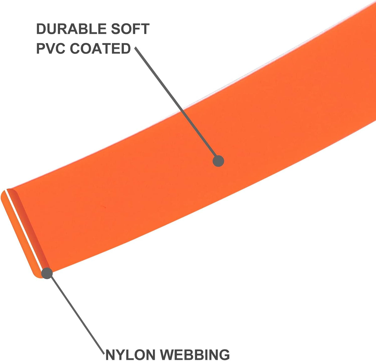 Waterproof Long Leash Durable Dog Recall Training Lead Great - Orange / 10ft - image 3