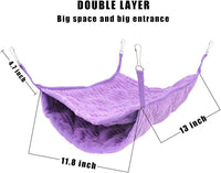 Large Ferret Hammock, Hanging Tunnel Bed for Cage Rats Chinchilla – Essentials for Small Pets - image 2