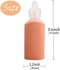 Panxxsen 24PCS Colored Art Sand Kit - 12 PCS - image 2