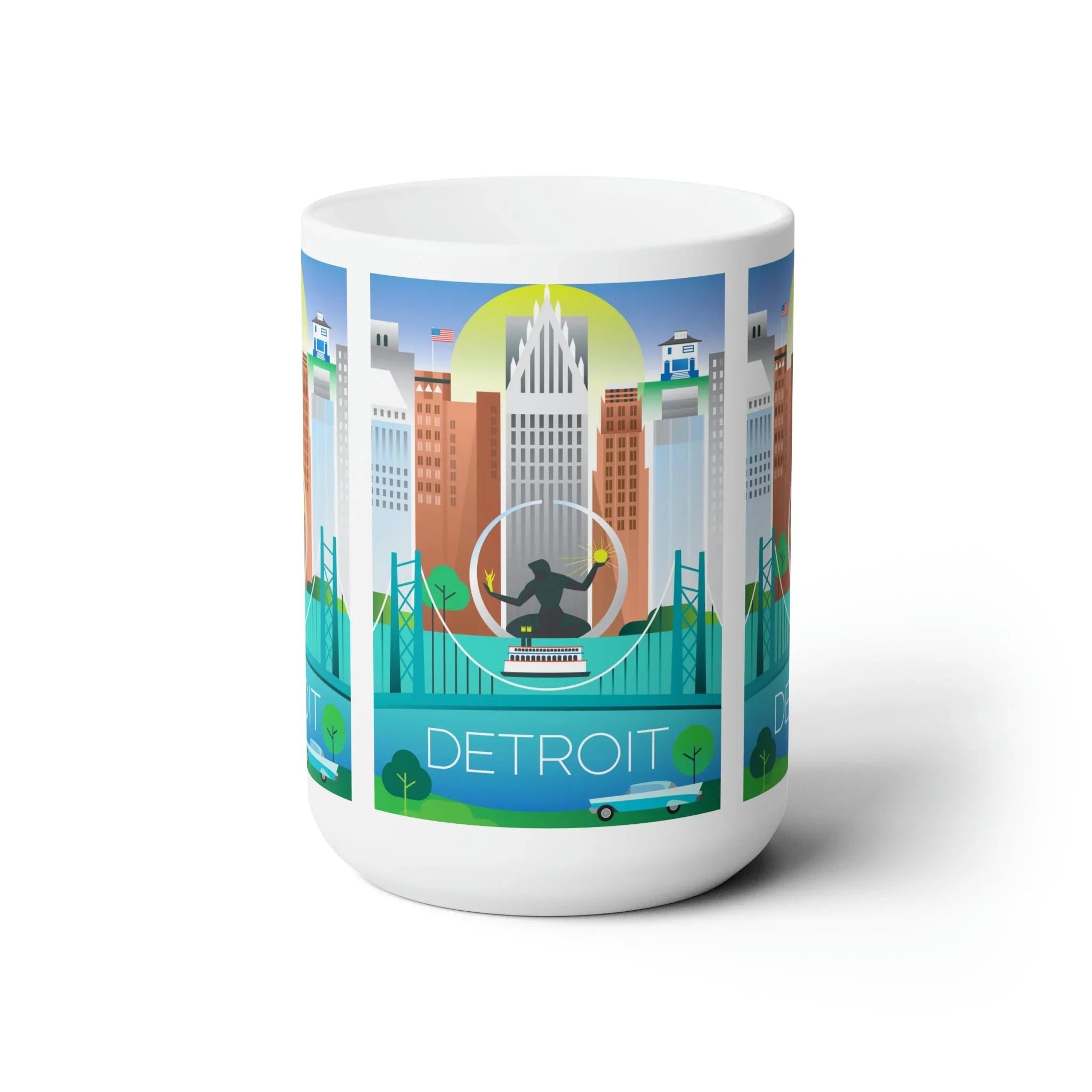 Detroit Ceramic Mug 11oz or 15oz - BIG FRENCHIES