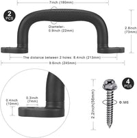 Dolibest Set of 4 Safety Playground Handles - Black-2pcs - image 3