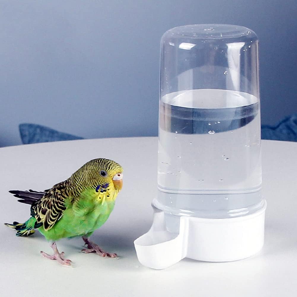 Pet Bird Water Feeder, 13.5 Oz Parrot Water Dispenser, Bird Cage Suspended Automatic Water - 1PCS - image 2
