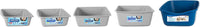 Petmate Basic Open Plastic Cat Litter Pan, Gray - Blue Mesa/ Mouse Gray / Small - image 4