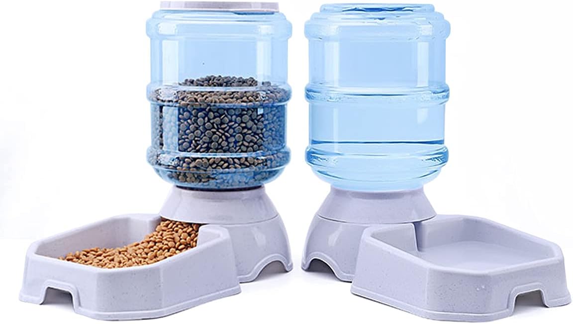 Pet Water Dispenser Station - Waterer + Feeder - image 2