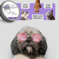 Pet Lavender Balm for Dogs & Cats Made in USA – Soothes Dry, Cracked Paws & Noses – Natural Paw & Nose Moisturizer with Healing Ingredients – Organic Dog Paw Pad Protector for Extreme Weather