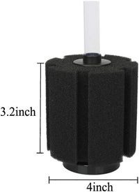 ALEGI 4 Pcs Large Aquarium Sponge Filter for 40-80 Gal Betta Fish Tank – Essentials for Fish - Medium for 20-50 Gal 4 Pcs - image 2