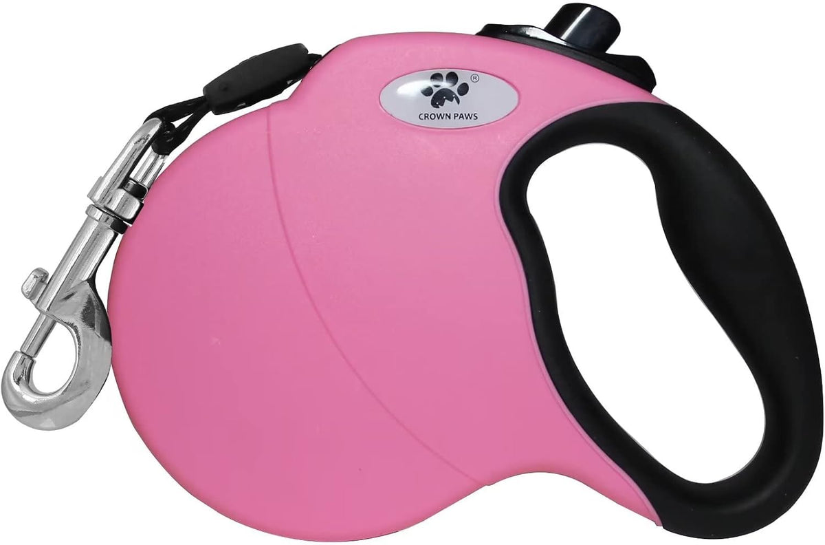 Retractable Dog Leash, Small Dog - Medium / pink