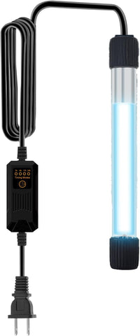 Aquarium Filter Replacement Light Bulb with Timer, Fish Tank Filter Replacement Parts, Including 1 x 5W Light Bulb