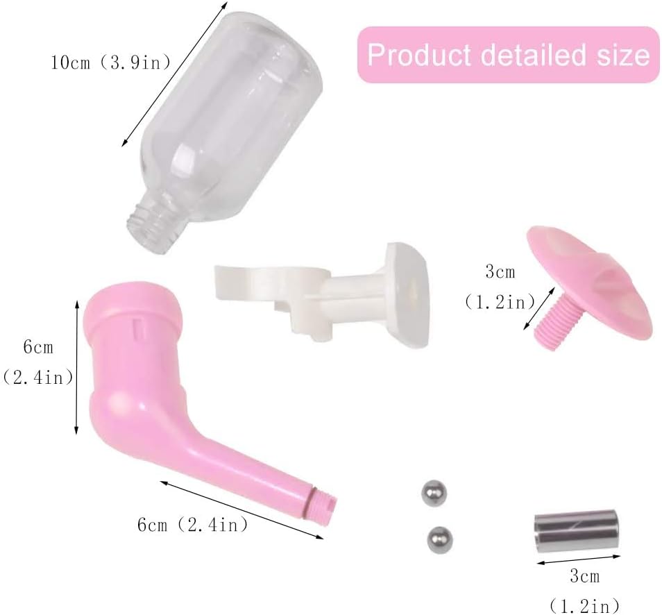 Andiker Dog Water Bottle for Crate - Pink - image 2