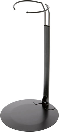 Plymor DSP-90W White Adjustable Doll Stand – Fun for Kids & Family - 1 / Black