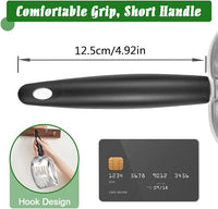 Cat Litter Scoop -Metal Cat Litter Scoop-Sturdy Mesh Scooper - Mesh Shovel-Easy to Clean - Suitable for Cat Litter Box -Black