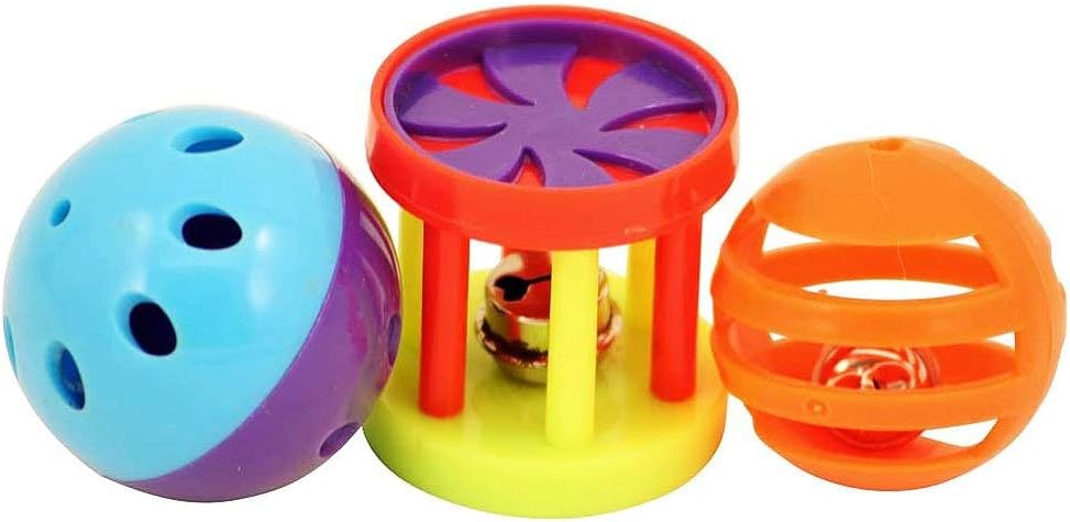 Bonka 1195 1.5" Plastic Bird Toy Pack for Small Medium Birds – Essentials for Birds - image 2