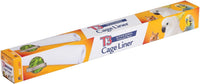 Prevue Pet Products T3 Cage Liner Bird Cage Accessories - 21.5 in / 25 ft