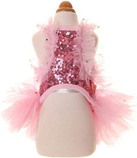 Fashion Sweet Puppy Dog Blingbling Princess Skirt Pet Dog Lace Cake - image 2
