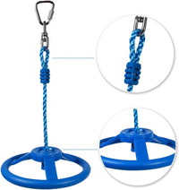 OYOCOOL ninja wheel obstacle with 360 degree rotating joint, strap and carabiner for slackline cours - view 12