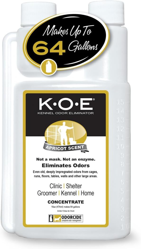 Odorcide KOE Fresh Scent Concentrate - Apricot / 16 Fl Oz (Pack of 1)