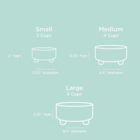 Waggo Uplift Ceramic Dog Bowl for Small Medium and Large Breeds - Heavyweight and Durable Pet Food and Water Dish Crock, Dishwasher Safe, Modern, Elevated Feeder (Mustard, Small)