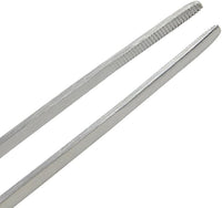 LILYS PET Straight and Bend Stainless Steel Super Thick Tweezers Set,Pliers Aquarium Tool Fish Tank Aquatic Plants Forceps Clip (10.5")