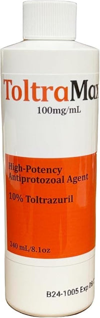 Toltrazuril 10.0% for Horses, Dogs, Cats, 240mL/8 Ounce, for Non-Food Chain Animals, Peanut Butter