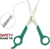 Chibuy Professional Pet Grooming Scissors with Round Tip Stainless - 4. Green - image 2