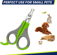 Pet Nail Clippers U07.2, Professional Claw Trimmer - Small / #02 Green/Grey - image 4