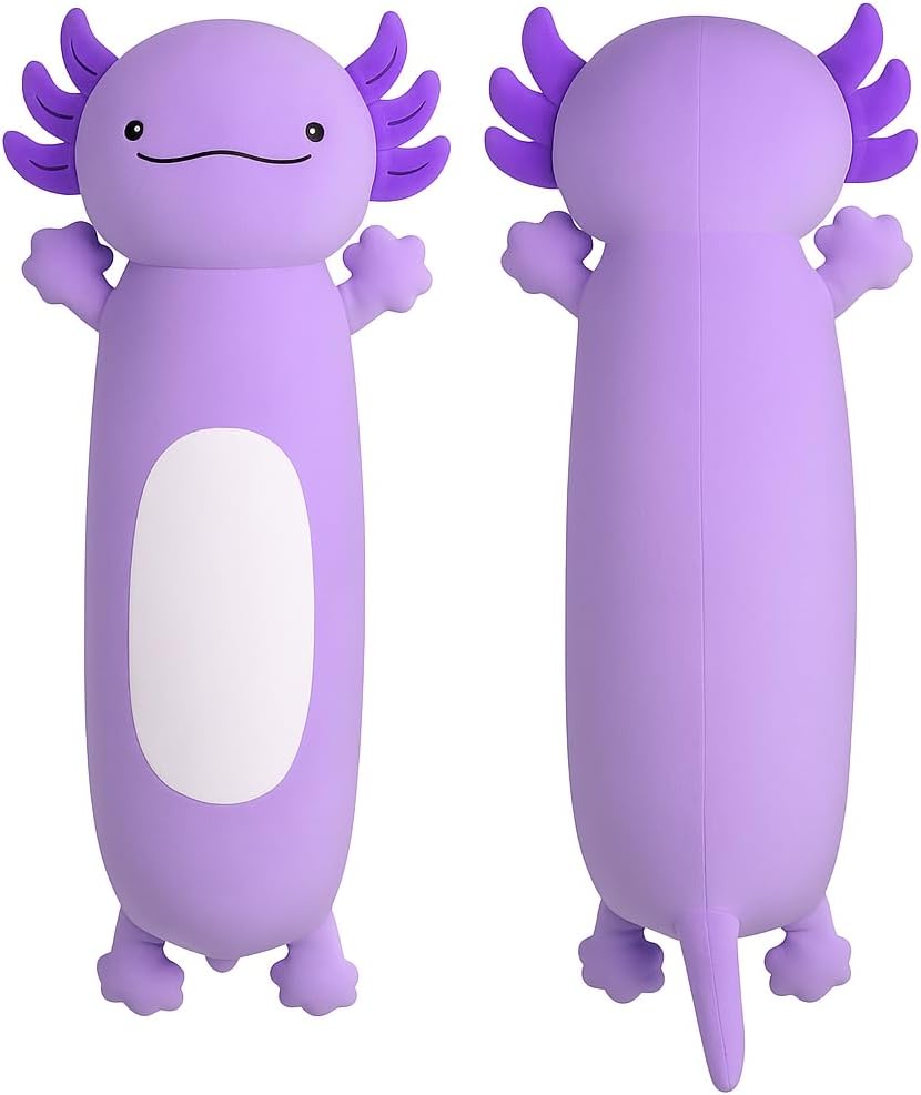 Dalmao 36" Cat Stuffed Animal - Purple Axolotl / 22 inch