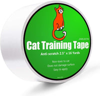 Anti-Scratch Tape for Furniture, Stop Cats from Scratching Couch - 2.5" x 16Y Cat Scratch Tape