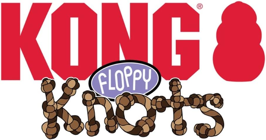 KONG Floppy Knots Rope and Plush Dog Toy - Bunny / Medium/Large - image 3