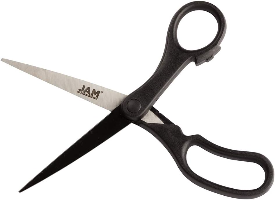 JAM PAPER Multi-Purpose Precision Scissors - Standard (8 Inch) / Black - image 3