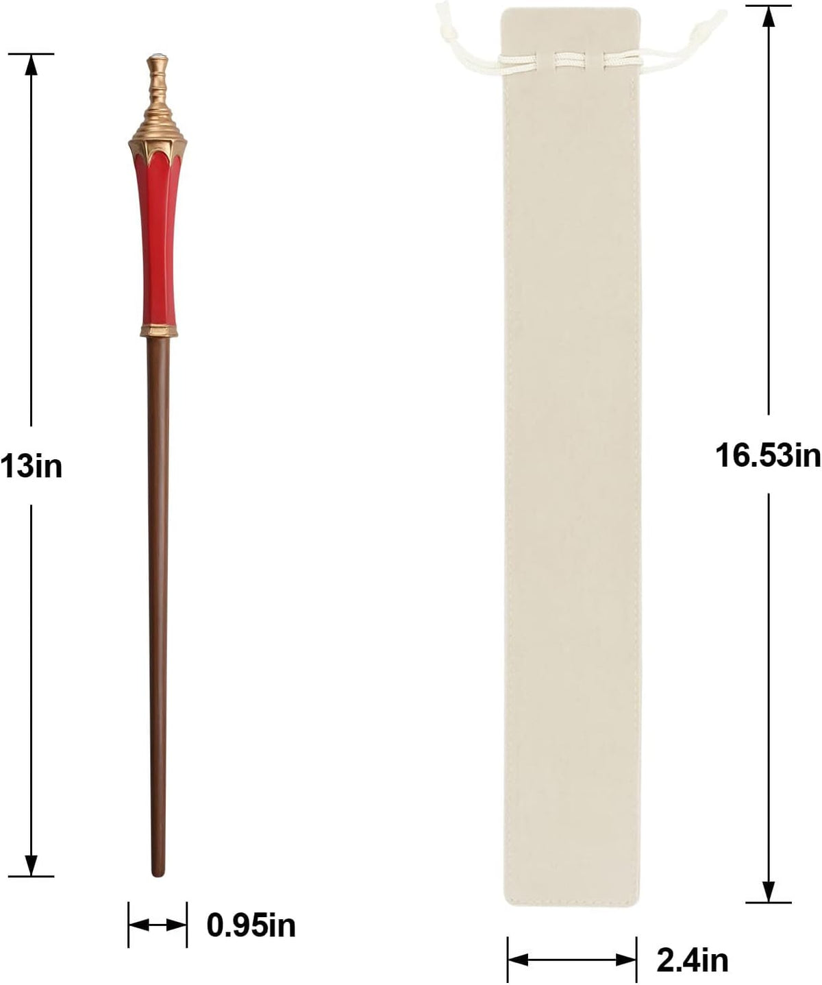 WinSence Magic Wizard Witch Sorcerer Witchcraft Wand for Collectible - Lantern - image 4