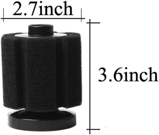 ALEGI 4 Pcs Large Aquarium Sponge Filter for 40-80 Gal Betta Fish Tank – Essentials for Fish - Small up to 10-20Gal 4 Pcs - image 3