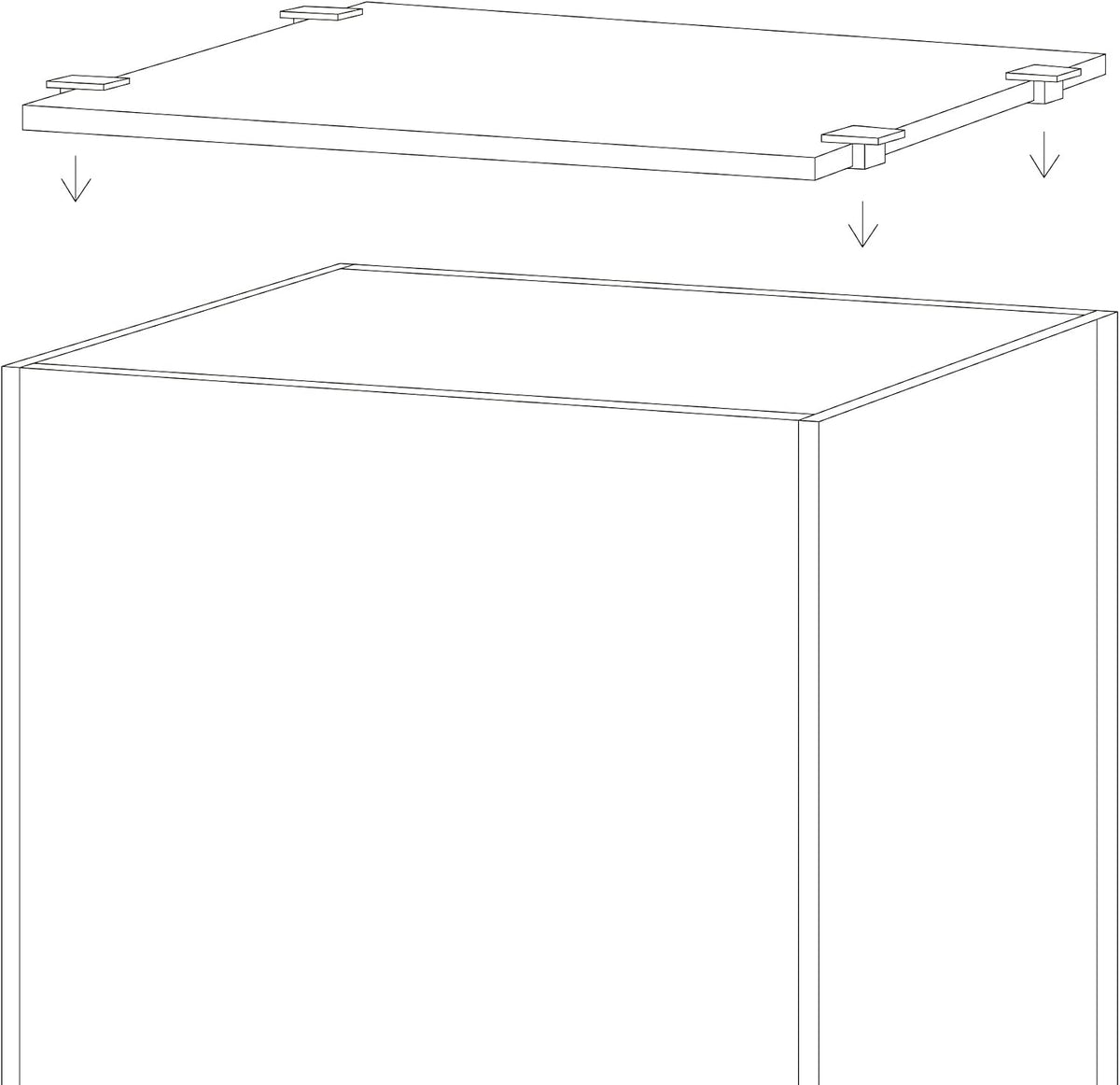 LANDEN Glass Aquarium Lid with Clips for 30x30cm 6.6 Gallon Rimless - Glass Lid / 282x225mm (1 pc) - image 2
