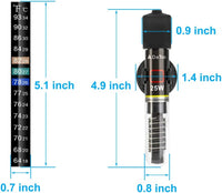 DaToo Mini Aquarium Heater 25W Small Fish Tank Heater 25 Watt - 25W - image 2