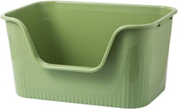 Extra Large Litter Box with High Sides 25.27" Lx17.83 Wx13.11 H - Green