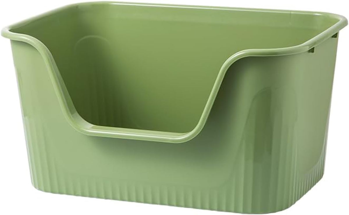 Extra Large Litter Box with High Sides 25.27" Lx17.83 Wx13.11 H - Green