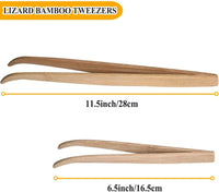 Reptile Bamboo Tweezers Lizard Feeder Tongs Feeding Tools for Bearded - image 2