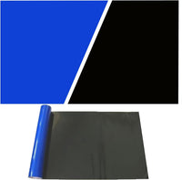 ELEBOX Aquarium Background Blue Black Fish Tank Background Wallpaper - 15.7" H x 32.3" L