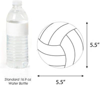 Big Dot of Happiness volleyball party decorations, 20 double-sided cardstock cutouts - view 10