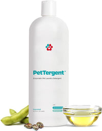 Pet Parents PetTergent, Enzymatic Pet Laundry Detergent - Unscented / 32 Fl Oz (Pack of 1)
