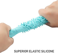Pet Grooming Magic Gloves, Dog Cat Bathing Shampoo Brush, Silicone Hair Removal Gloves with Thick High Density Teeth for Bathing and Messaging, Double-Side Scrubbing Gloves for Shedding