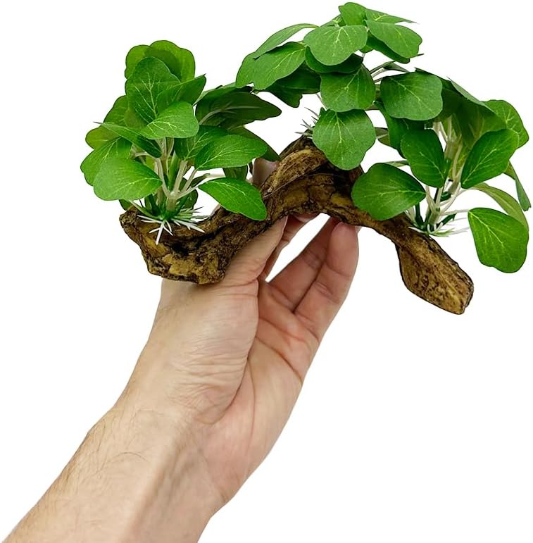 Fish Tank Decorations Aquarium Decor Ornaments Betta Silk Leaf pad - Type-a - image 4