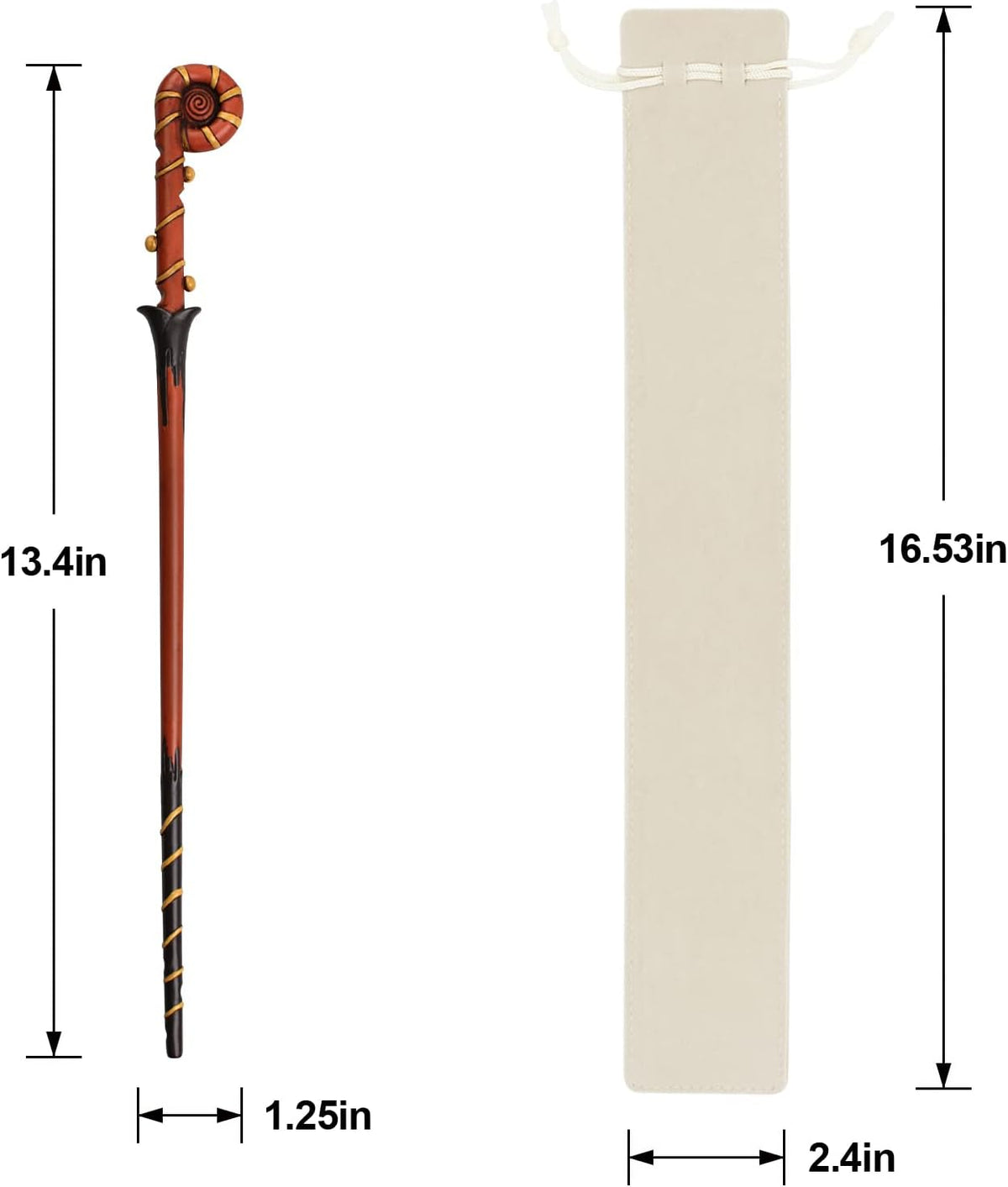 WinSence Magic Wizard Witch Sorcerer Witchcraft Wand for Collectible - Lollipop - image 4