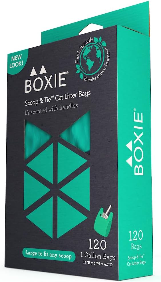 Boxie Sustainable Scoop & Tie Pet Waste Bags, Leak-Proof - Sustainable / 240 Bags - image 2