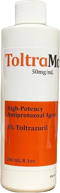 Toltrazuril 5.0% for Horses, Dogs, Cats, 240mL/8 Ounce, for Non-Food Chain Animals, Chicken