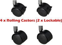 1/2/3-Combo Stacker Center Divided Breeder Breeding Bird Flight Double Rolling Cage for Aviaries Canaries Cockatiels Lovebirds Finches Budgies Small Parrots